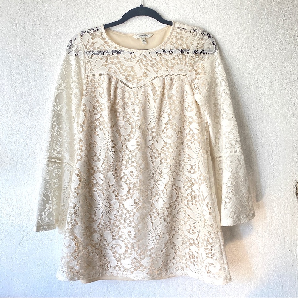 Speechless Womens Lace Dress